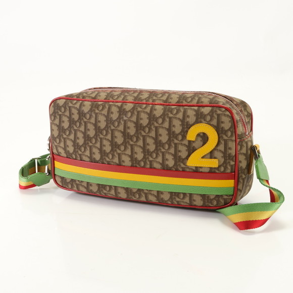 Dior Leather Christian Bag Rasta  Shoulder Trotter - Picture 1 of 15